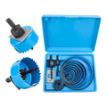 Industrial 19-127mm #50 Steel Drill Bit Kit Woodworking Hole Opener Cutter for Soft Wood & PVC Board