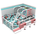 Custom Indoor Soft Play Equipment Children's Interactive Adventure Park Climbing Net Set PVC/Galvanized Steel CE Certified Max