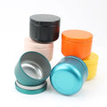 2oz 60ml Tea Storage Container Empty Metal Candle Jar with Screw Top Tinplate Crafts Gift 54x40mm Metal Lid