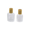 Portable 30ml & 50ml Clear Glass Perfume Mist Spray Bottles Pineapple-Style Refillable Bottle with Free Sample