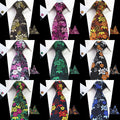 3pcs/set Men's 2.76'' (7cm) Tie Floral Jacquard Necktie Gravata Corbatas Hanky Cufflinks Tie Set for Men Formal Wedding Party