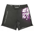BETHERIVAL Premium Fight Fabric Unisex Digital Print Black Boxing Front Custom Logo Grappling Bjj Mma Short
