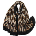 New Fashion Scarfs for Women Long Wave Satin Silk Feeling Scarf Lightweight Sunscreen Shawls