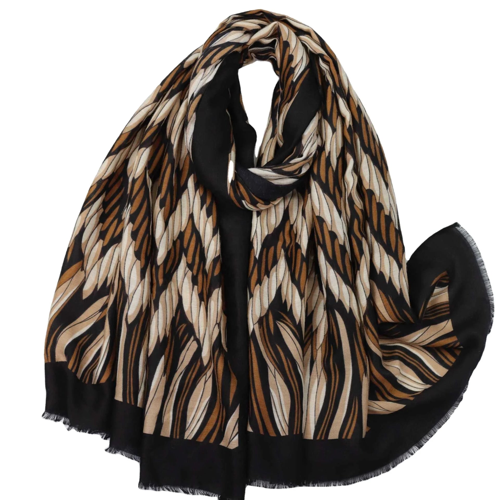 New Fashion Scarfs for Women Long Wave Satin Silk Feeling Scarf Lightweight Sunscreen Shawls