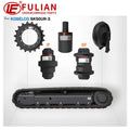 SK50UR-3 Excavator Chassis Rubber Track Front Idler Bottom Track Roller Carrier Roller Sprocket for Kobelco Undercarriage Parts