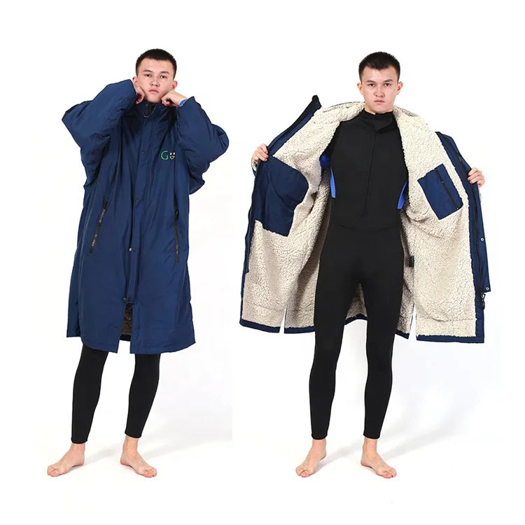 Wholesale Outdoor Swimming Diving Surfing Beach Dry Changing Robe With Hood