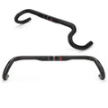 Road Bicycle Outer Extension Handlebar Gravel Off-Road Lightweight Carbon Fiber Ergonomic Black 31.8MM Turning Handle