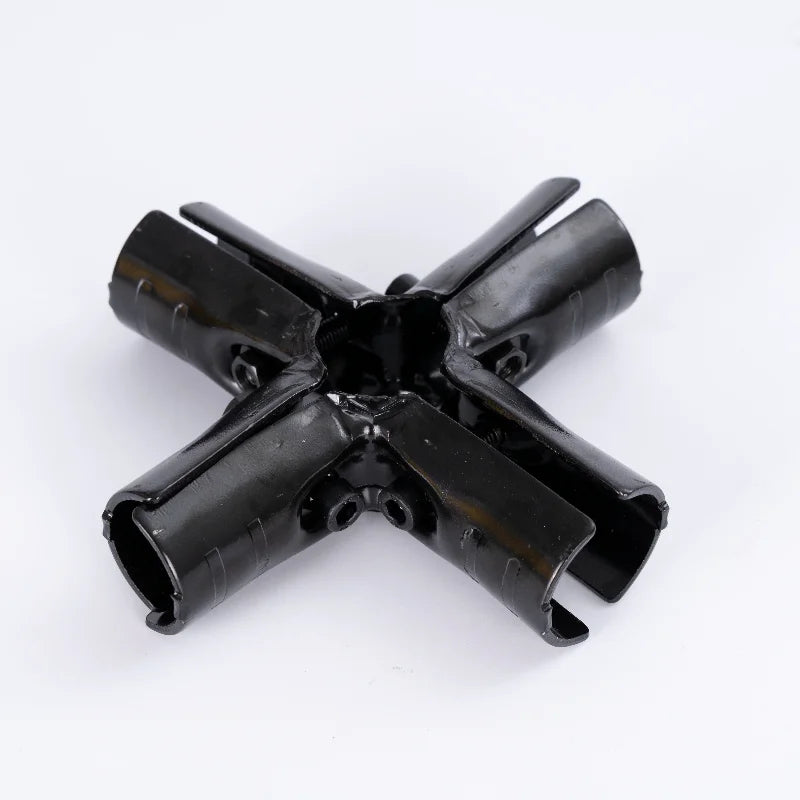 HJ-5 OD 28mm Manufacturers Sell Industrial Black Electrophoresis Lean Pipe Fittings Composite Pipe Joints in 2.3mm Thickness
