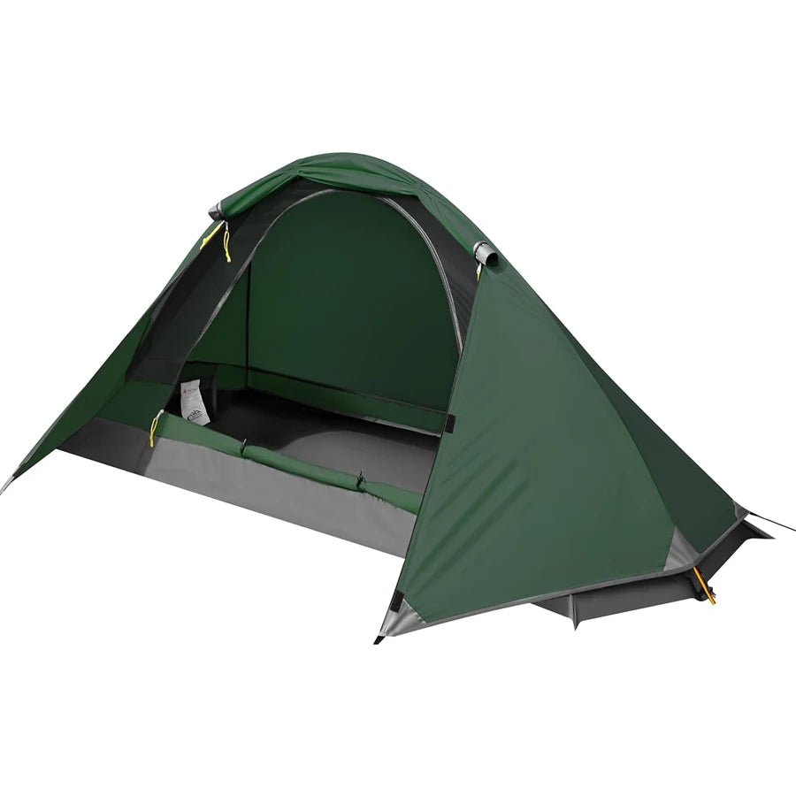 1 Person Tent for Camping Hiking Mountain Hunting Backpacking Tents 4 Season Resistance to Windproof Rainproof and Waterproof