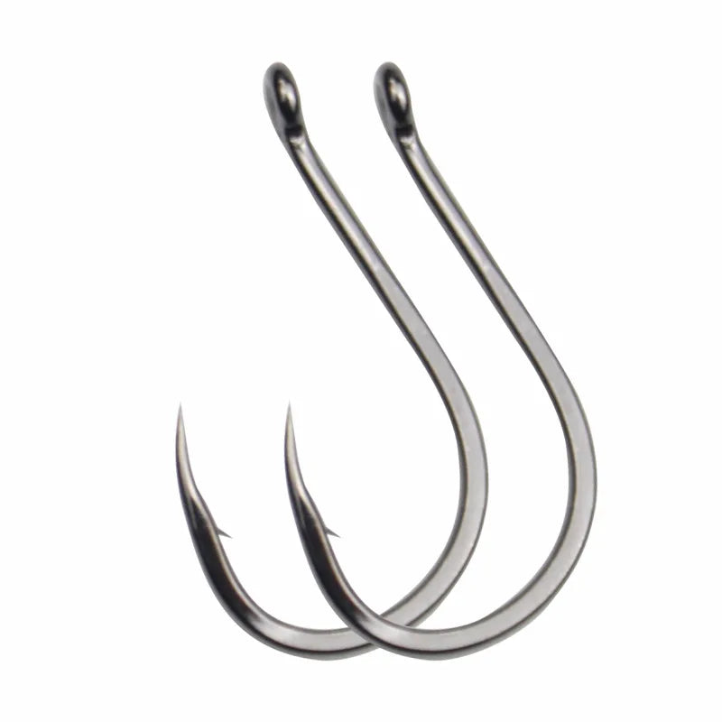 Bulk High Carbon Steel Sea Fishing Luya Explosion Hook Crucian Carp Fish Hook With Ring Barb