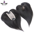 Best Raw Human Virgin Hair Women Toupee for Hair Loss Mini Size Full Silk Base 100% Natural Hair Topper