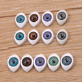 Oval Plastic Eyeballs Devil Eye Buttons Safety Puppet Plush Toy Doll Jewelry Making Accessory