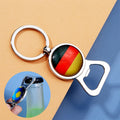 World Football Cup Country Flag Multifunctional Bottle Opener Keychain Football Soccer Fans Gift Souvenir Key Chain