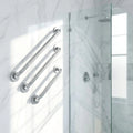 Modern Stainless Steel Anti-slip Net Pattern Knurled Wall-mounted Hospital Toilet Handrail Safety Grab Bar for Elderly