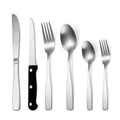 Manufacturer Silverware Stainless Steel 6 Pcs Flatware Silver Matte Cutlery Steak Knife Spoon Fork Gold Cutlery Set