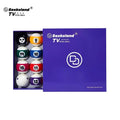 Premium Baekeland Original Phenolic Resin 57.2mm (2-1/4") Complete Set of 16pcs Pool Ball Panda Edition Billiard Balls Set