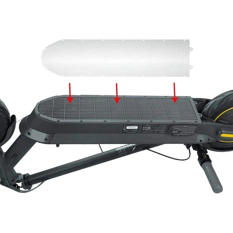 G30 Max Stainless Steel Bottom Cover Board Chassis Protection Metal Guard Plate Battery Cover Electric Scooter Accessories