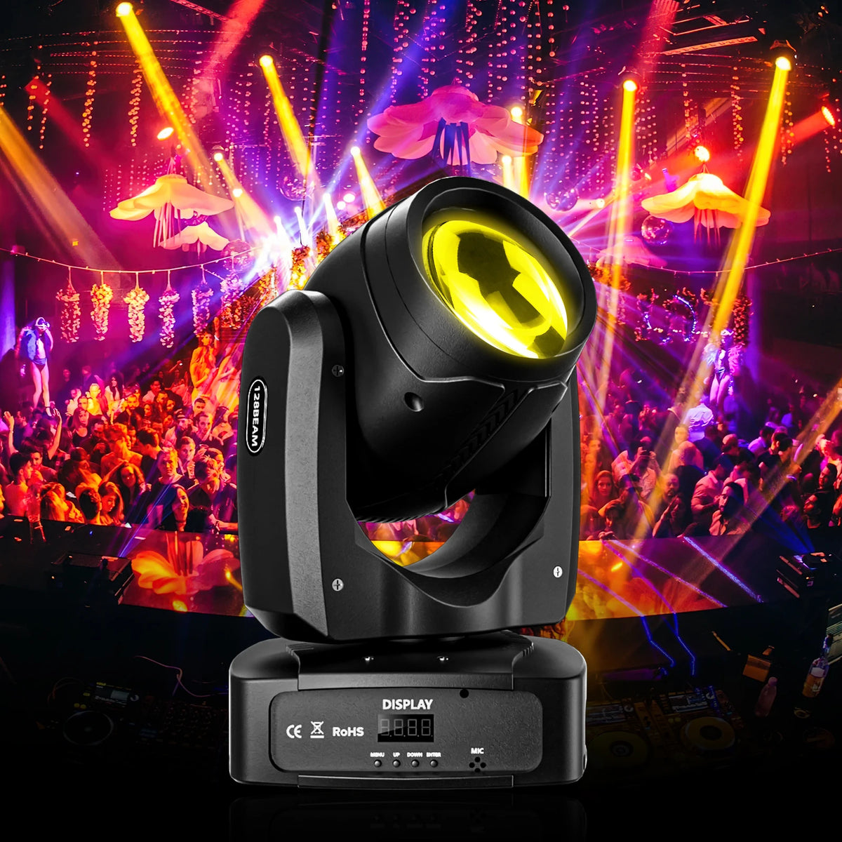 Hot Sale 150W Professional Rgbw Dmx512 Stage Light Beam Moving Head Lighting for Dj Disco Ktv Bar Wedding Beam Lights