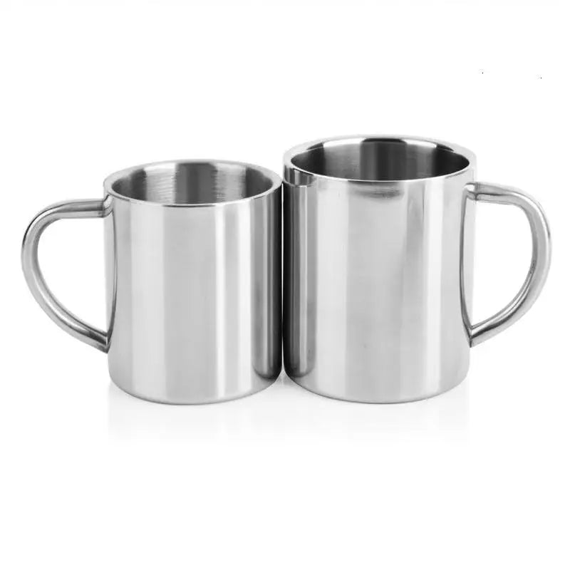 Factory Price 400ml Cup 304 Stainless Steel 220ml 300ml  Portable Mug Travel Tumbler Coffee Tea Metal Drinkware