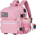 Best Compact Mini pink 10 Liter 15l Lightweight Tactical Backpack with Molle and Usb Charger for Carry on