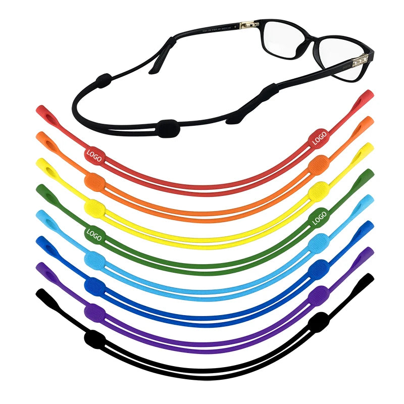 Wholesale Adjustable Silicone Glasses Strap Kids Adult No Tail Eyewear Retainer Sunglasses Holder Eyeglass Eyewear Accessories