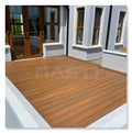 Durable and Waterproof Square Outdoor Decking Wood Plastic Composite Co-extrusion for Garden & Bathroom Use