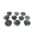 New Products Moss Agate Bowls Gemstone Agate Bowls Semi Precious Stone Bowls for Decoration