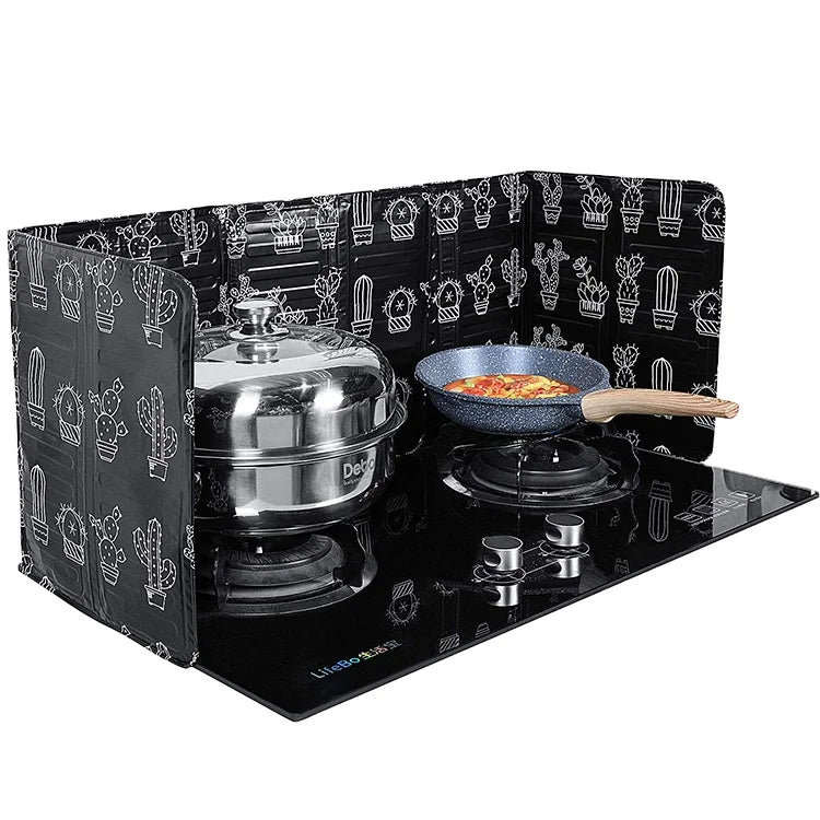Good Quality Hotel House Oil Splatter Stove Guard Plate Aluminium Oil Splatter Guard MegaBDM