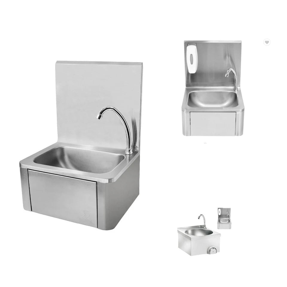 Binzhou Manufacturer's Wall-Mounted Stainless Steel Hand Wash Kitchen Equipment for Hotel & Hospital Use