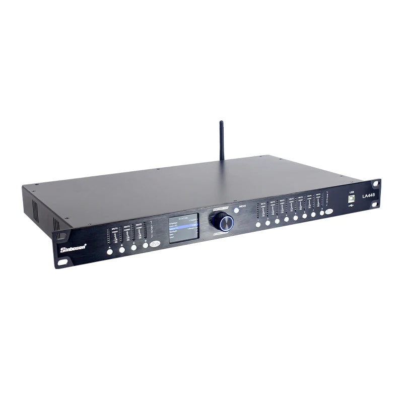 Digital  Audio Video Dsp Processor 4x8 FIR Filter Processor LA448 Professional Audio Processor