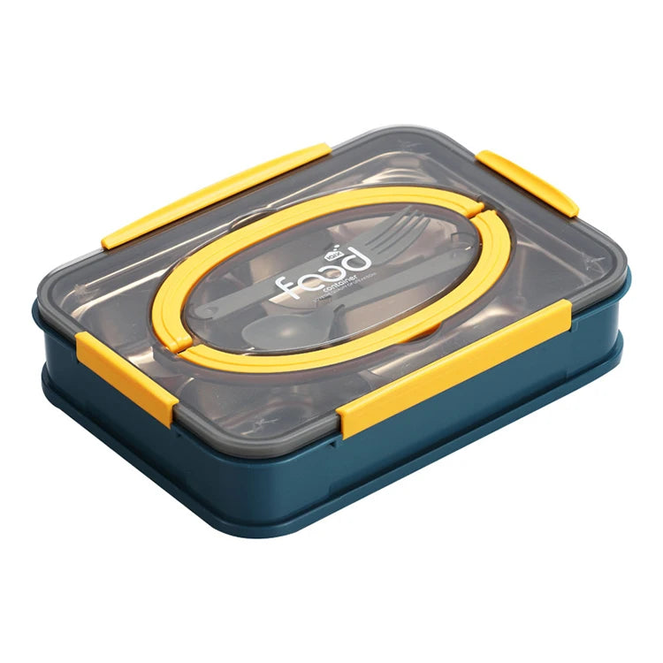 Portable Leakproof Insulated Stainless Steel Bento Lunch Box Kids & Adult Bento with Cutlery