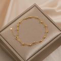 AU750 18K Solid Gold Jewelry Bracelet Double Layer Satellite Chain Bracelet for Girls 18K Gold Jewelry Fashion Jewelry Bracelets