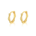 Pair S925 Sterling Silver Joint Round Ear Hoop Earrings for Women 2021