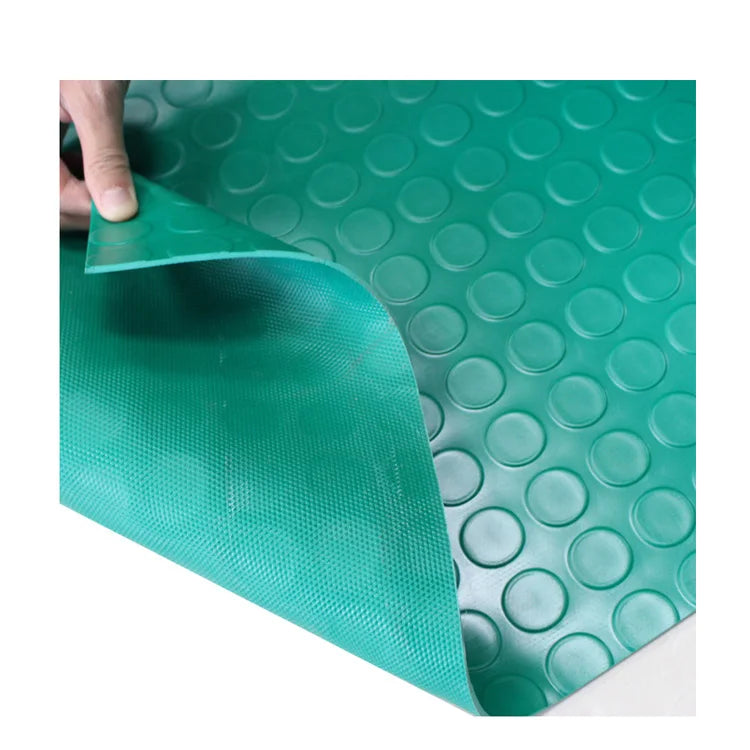 PVC Round Stud Mat Coin Pattern Floor for Garage