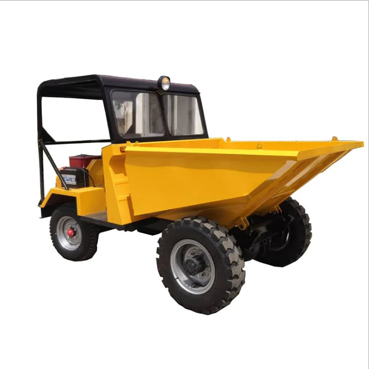 4wd Four Wheel Dump Self Loading Mini Dumper Truck Front Loader Use for Farm Construction Work