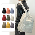 Lightweight Waterproof Nylon Women's Backpack Large Capacity Simple Commuter Ladies Shoulder Bag Travel Portable Female Handbag