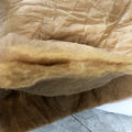 Camel Wool Batting/Wadding Non-Woven Thermal Bonded Breathable Fusible Memory Soft Custom Thickness Padding
