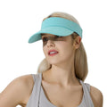 Fashion Chic 10 Colors Wide Brim UPF 50+ UV protection Sun Visor Hat Women Beach Tourism Hats Golf Hats for Women