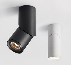 Surface Mount Dimmable Cylinder LED Downlights 7W 9W 12W COB Ceiling Spot Lights Round Lamps