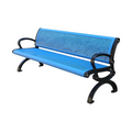 Outdoor Furniture Long Metal Bench Seat Outside Par  Leisure Steel Bench Seating Garden Patio Chair Benches for Public Park