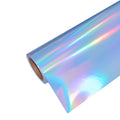 Pu Tpu Holographic Glitter Rainbow Silver Rose Gold Foil Iron on Press Htv Rolls Soft Metallic Heat Transfer Vinyl for Tshirt