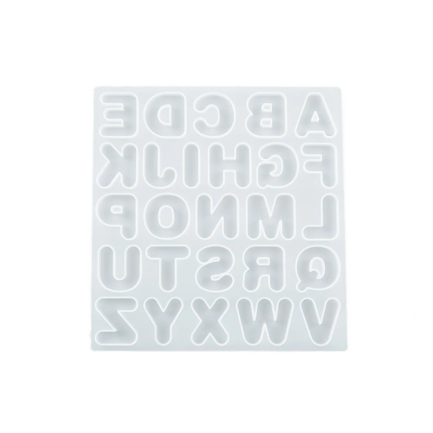 Diy Crystal Drop Glue Epoxy Resin Large and Small Letters Silicone Mold