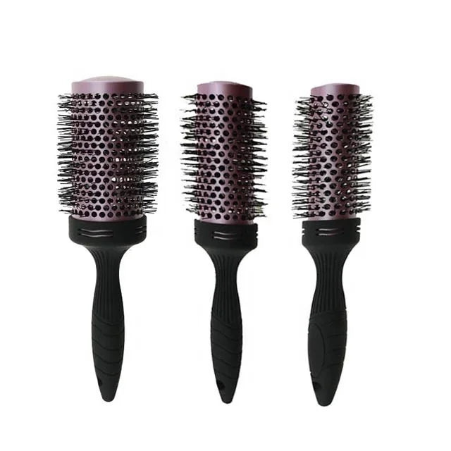 Professional Ionic Hair Brush for Hair Styling Curling High-Temperature Salon Use Massage Feature Custom Logo