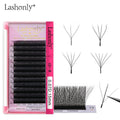 Lashonly Premade Volume Fans Eyelash Extensions Automatic Flowering 3D-6D Spike W Weave Clover Lashes Makeup Supplies 6d Lashes