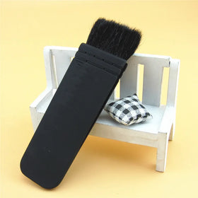 Professional Customized Logo Single Makeup Brush Vegan Black Flat Blush Brush