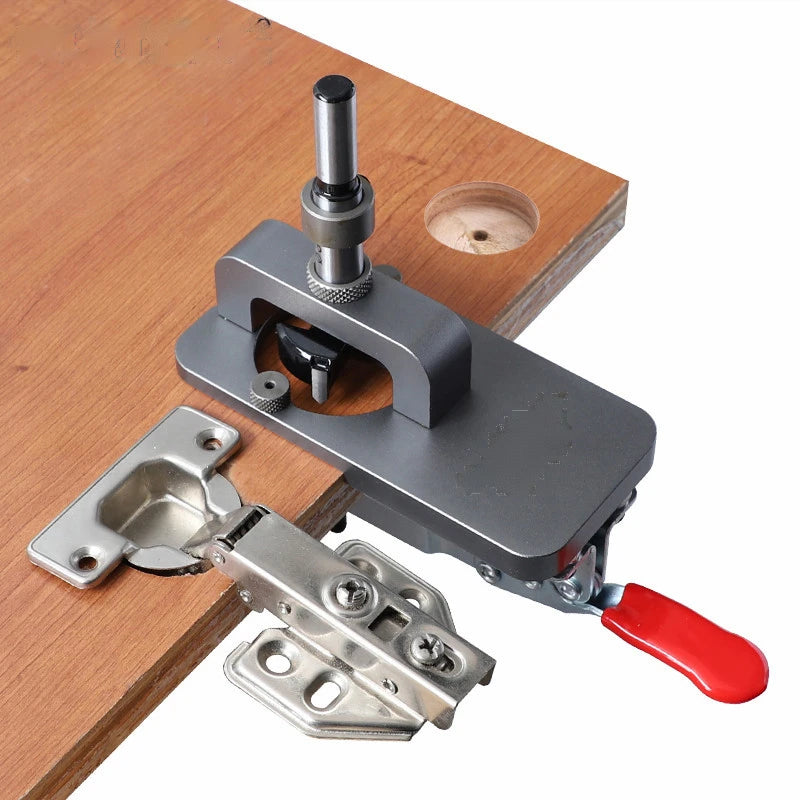 Woodworking 35mm Hinge Hole Opener Cabinet Door Hinge Punching Locator Hinge Drilling Installation Aid