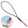 Portable Golf Swing Training Rope with Correction Trainer and Posture Grip Made of Durable Rubber