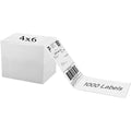 4X6 Reusable Fan-Fold Thermal Adhesive Sticker 1000pcs Waterproof Shipping Labels
