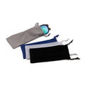High Quality logo Printed White Gray Black Soft Eyeglasses Bag Microfiber Sunglasses Pouch