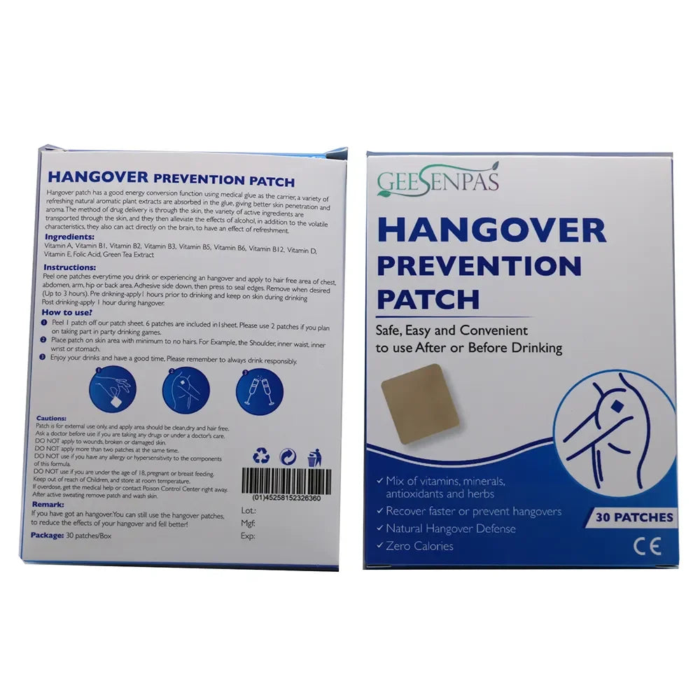 New Hangover Relief Sleep Patch Anti Hangover Patches Anti Hangover Patches